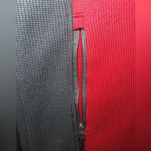 Men’s Colosseum IU Pullover Jacket, Crimson, Quarter Zip, Size M - Picture 6 of 15